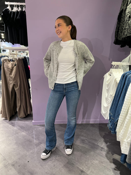 VMFLASH FLARED Jeans - Medium Blue Denim