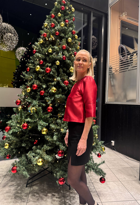 VIKELSEY Cardigan - Jester Red