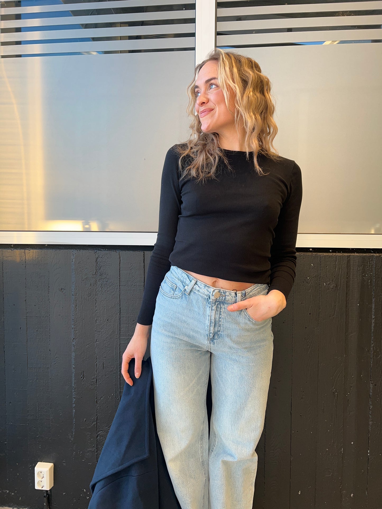 VMTESSA Wide Jeans - Light Blue Denim