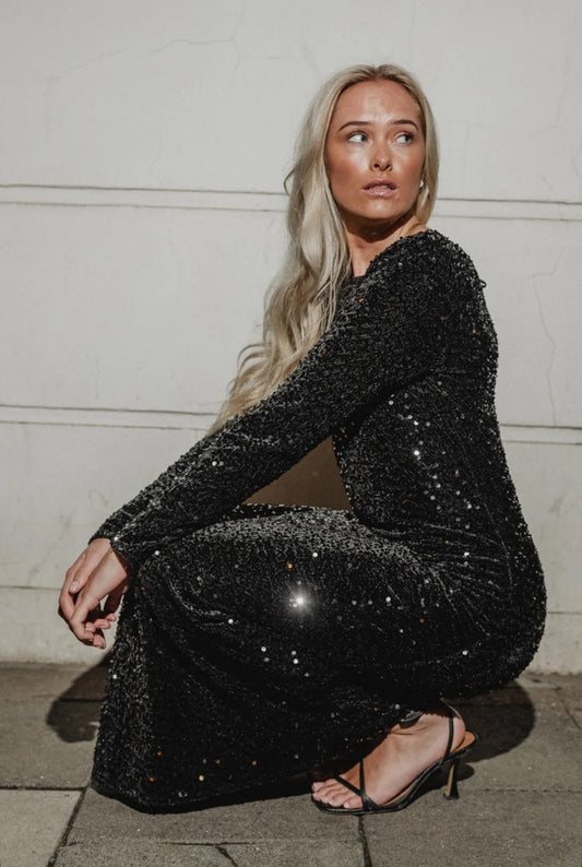 PCKAM Long Dress - Black