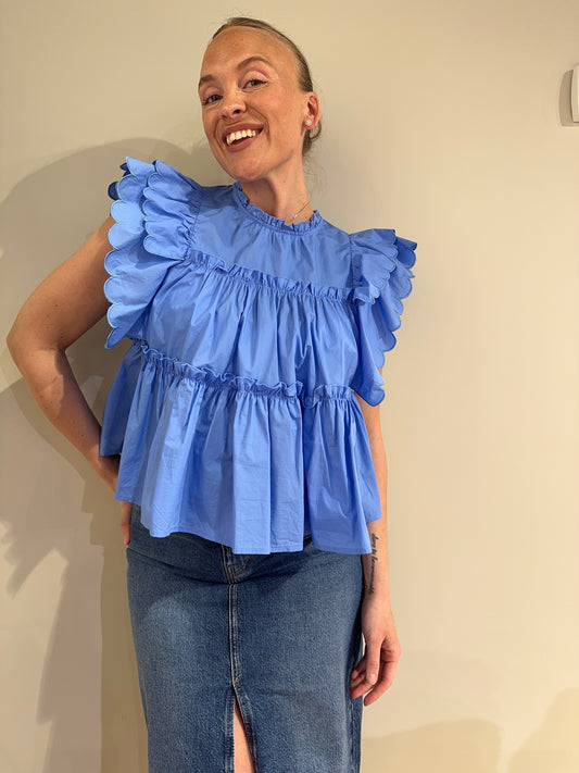 OBJHOPE Top - Cornflower Blue