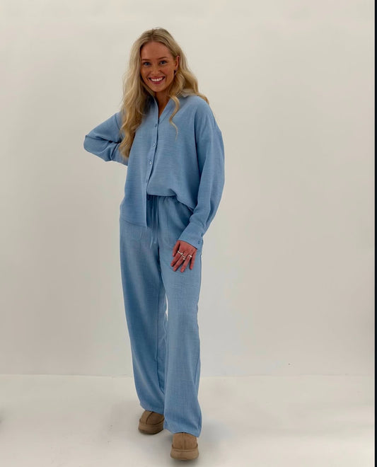 VMMELANEY Trousers - Chambray Blue