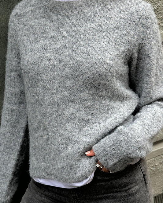 VMNOVAH Pullover - Medium Grey Melange