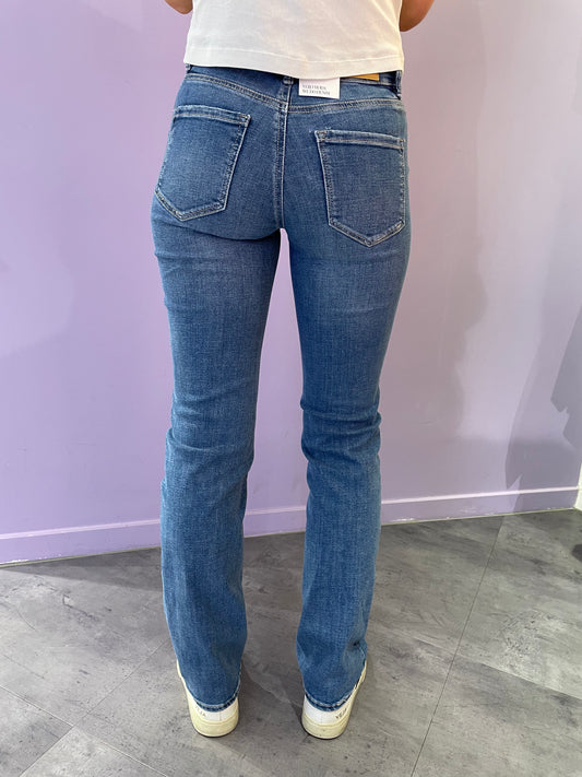 VMFLASH STRAIGHT Jeans - Medium Blue Denim