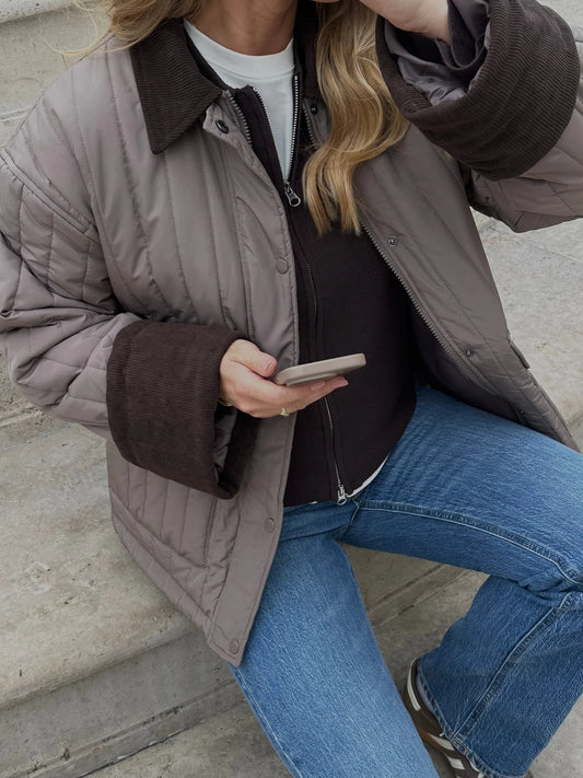 AWSISSY Quilted Jacket - Cinder