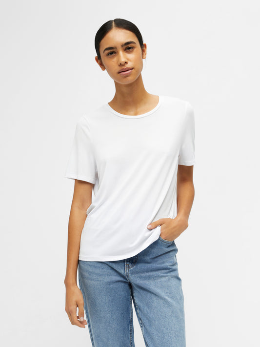 OBJANNIE T-Shirt - White