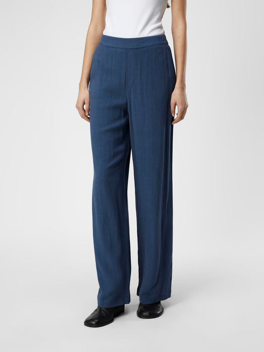 OBJSANNE Pants - Dark Denim