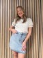 VMTESSA Skirt - Light Blue Denim