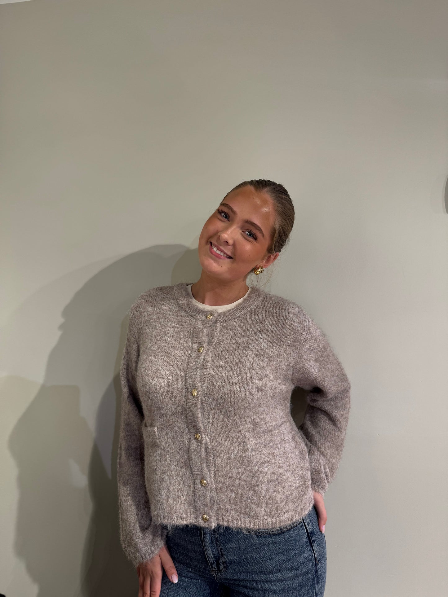 OBJSAGGIA Pullover - Humus