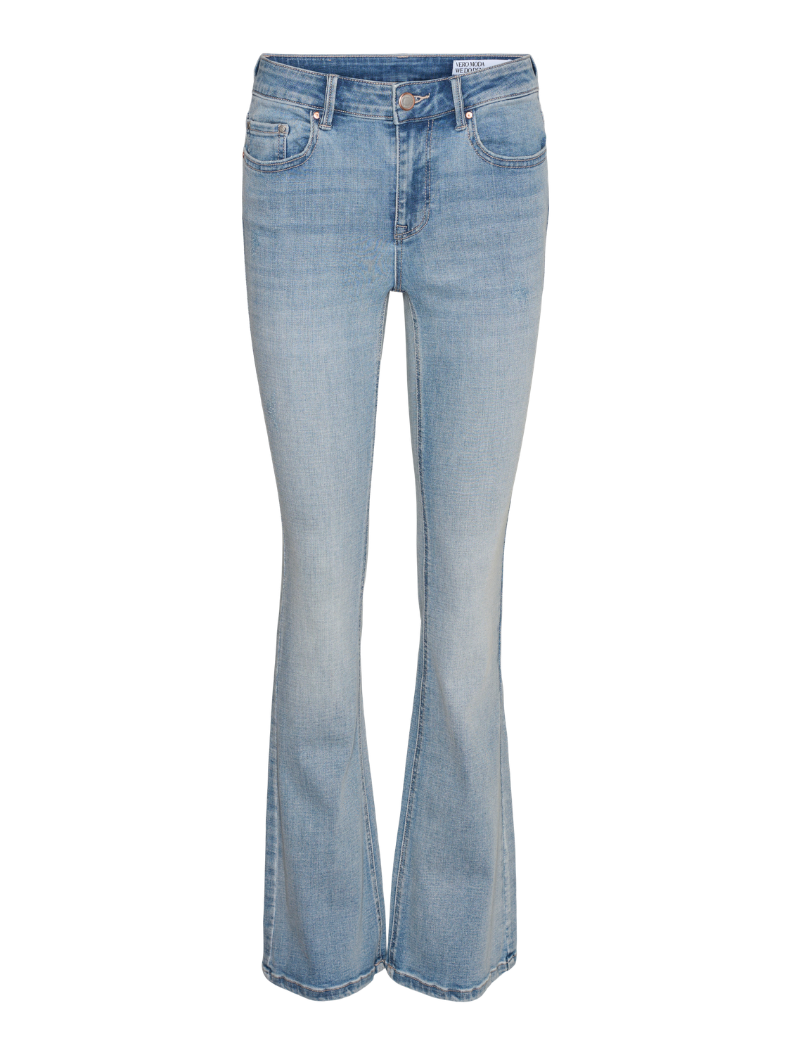VMFLASH Flared Jeans - Light Blue Denim
