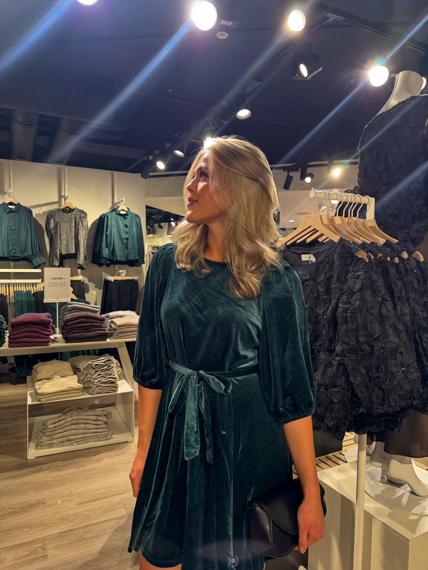 VIEMILY Short Dress - Ponderosa Pine