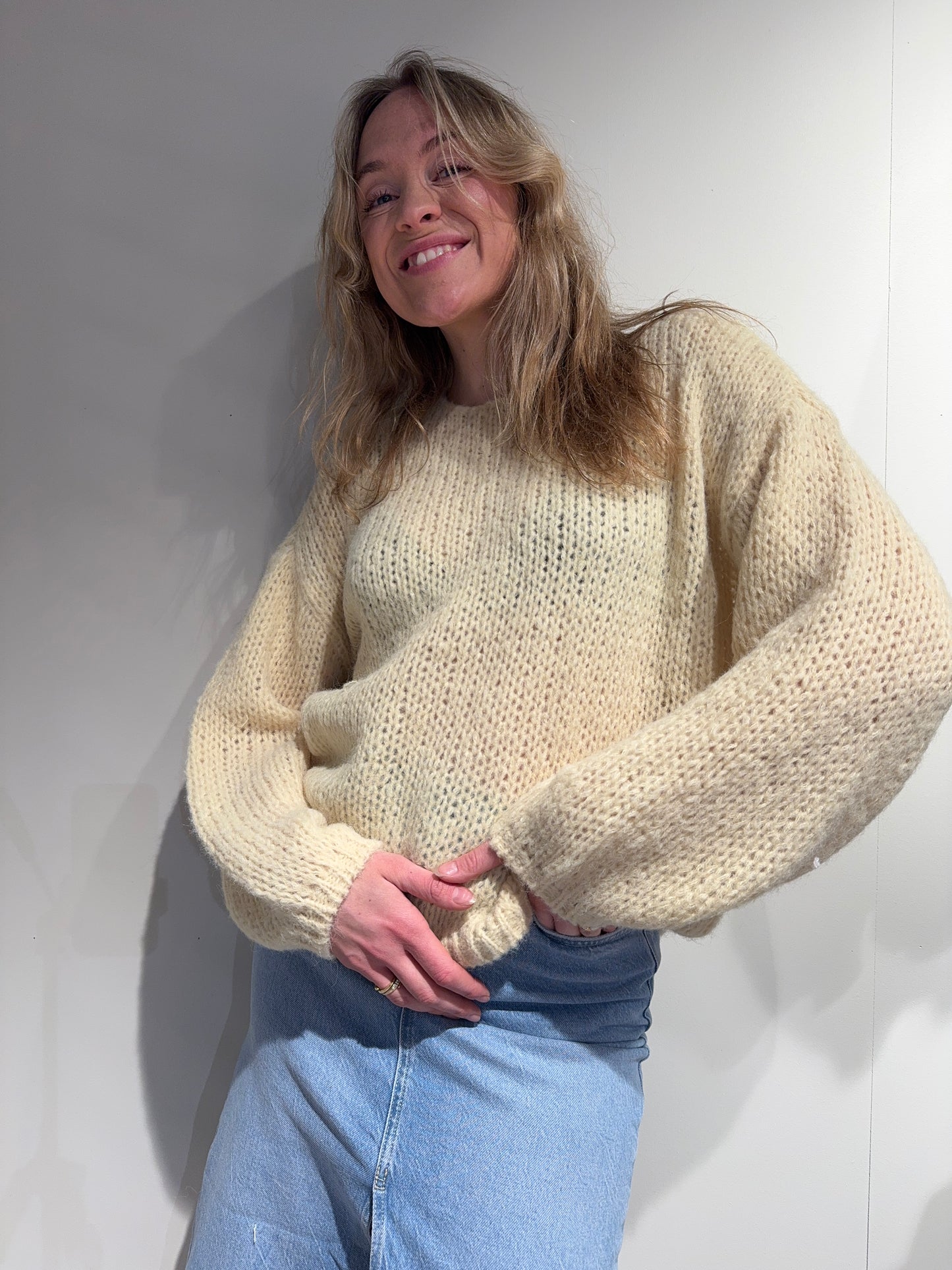 ONLNORDIC Pullover - French Vanilla