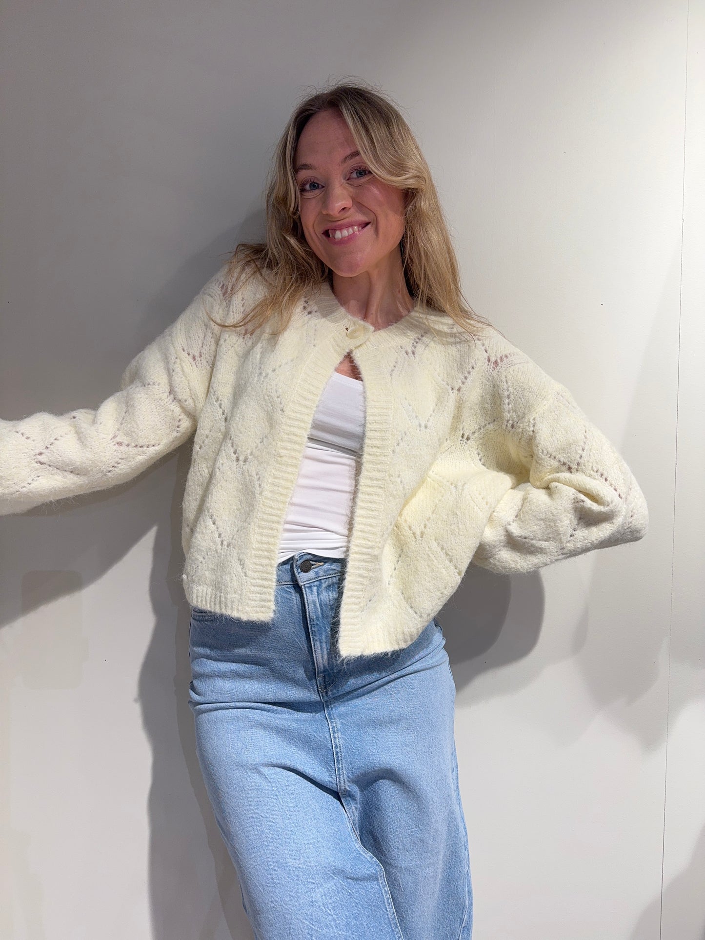 VMNOVAH Knit Cardigan - Flan