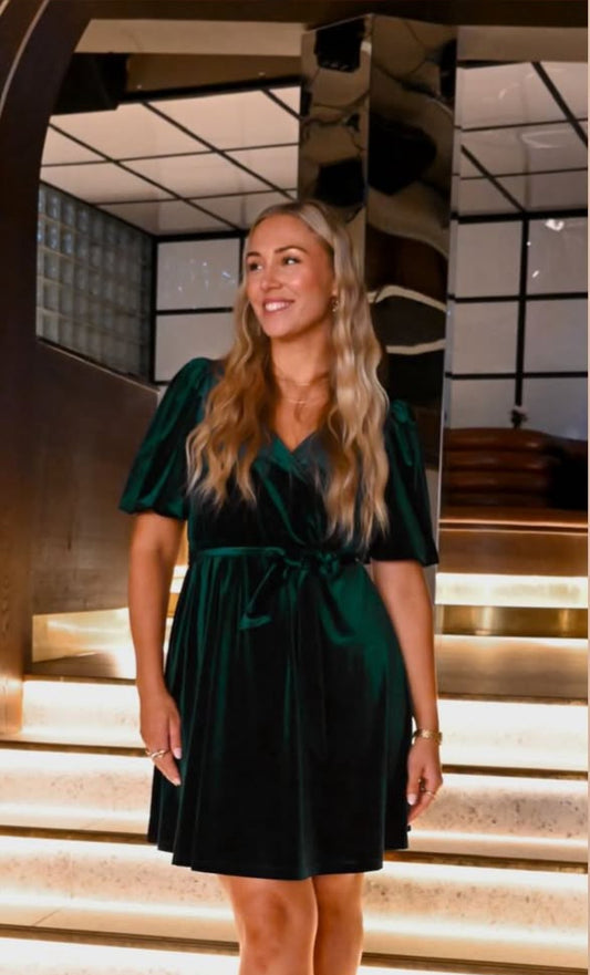 AWBELLA Short Dress - Ponderosa Pine