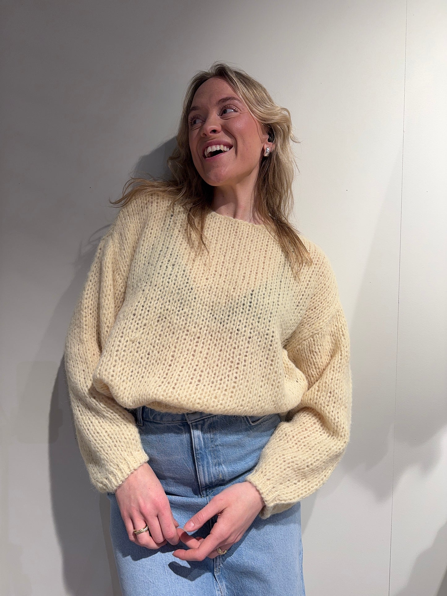 ONLNORDIC Pullover - French Vanilla