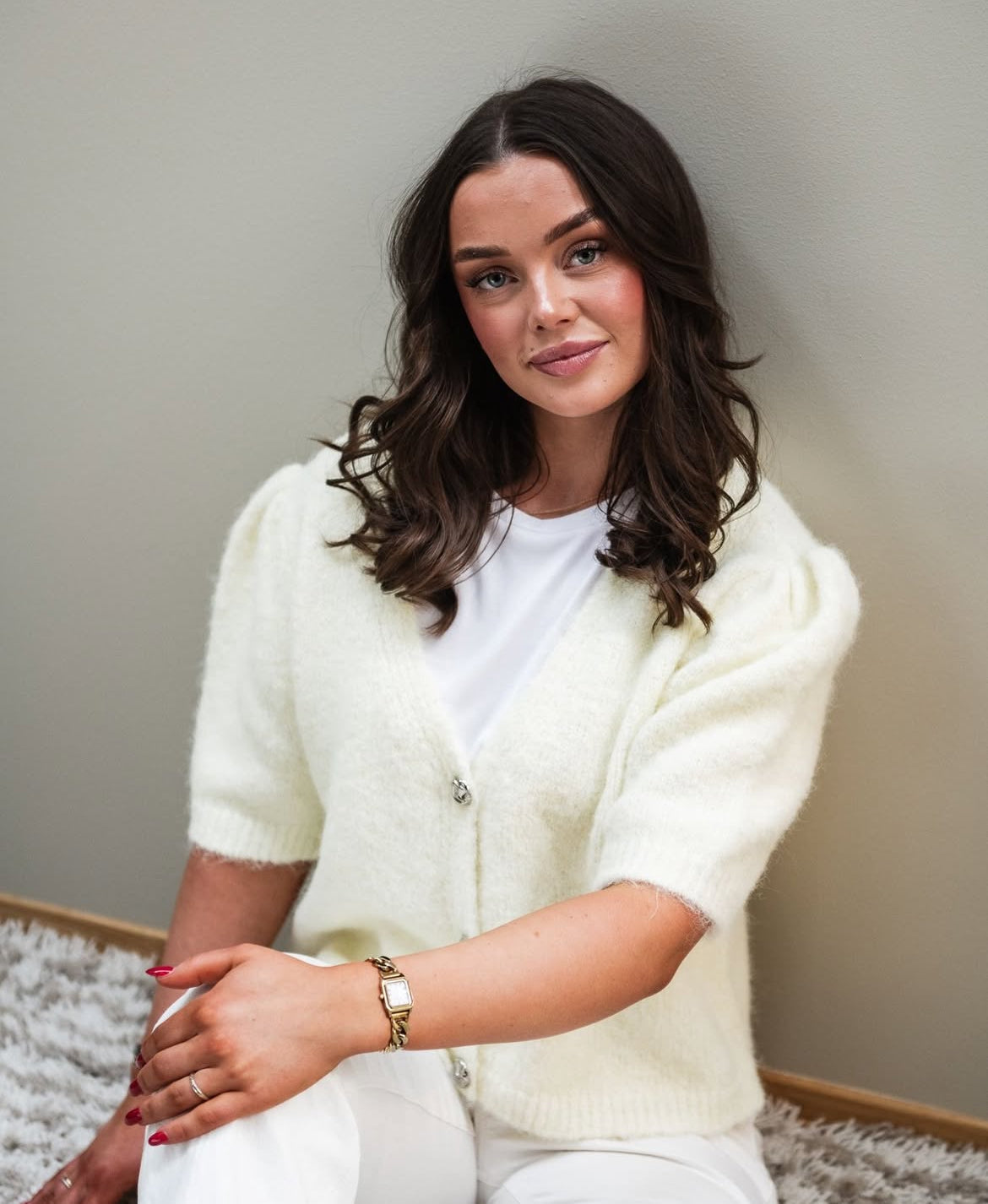 VMKAYSA Knit Cardigan - Flan