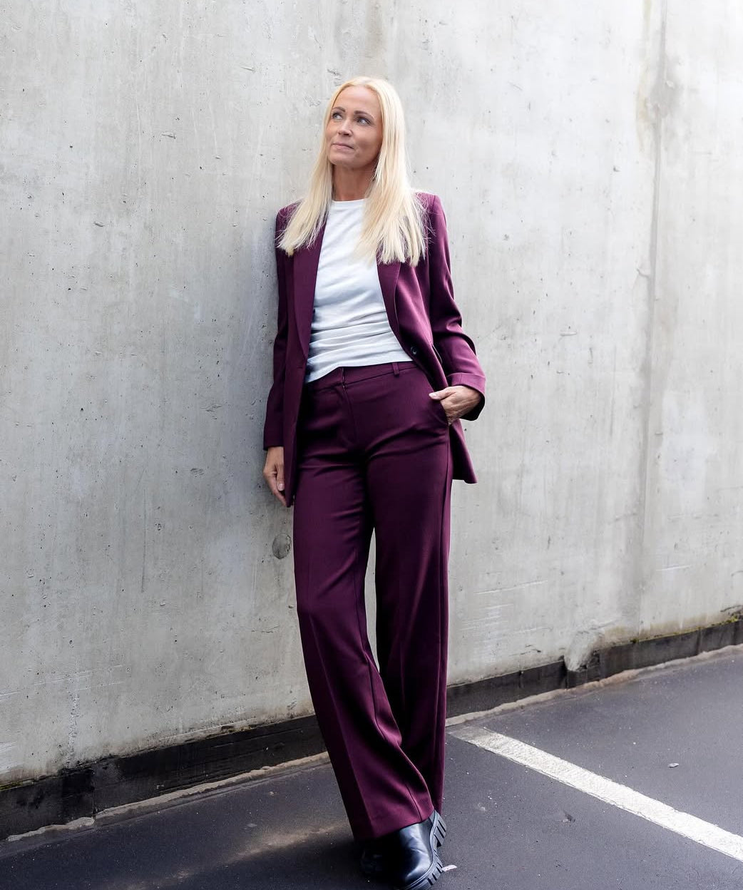 SLFRITA Wide Trousers - Fig