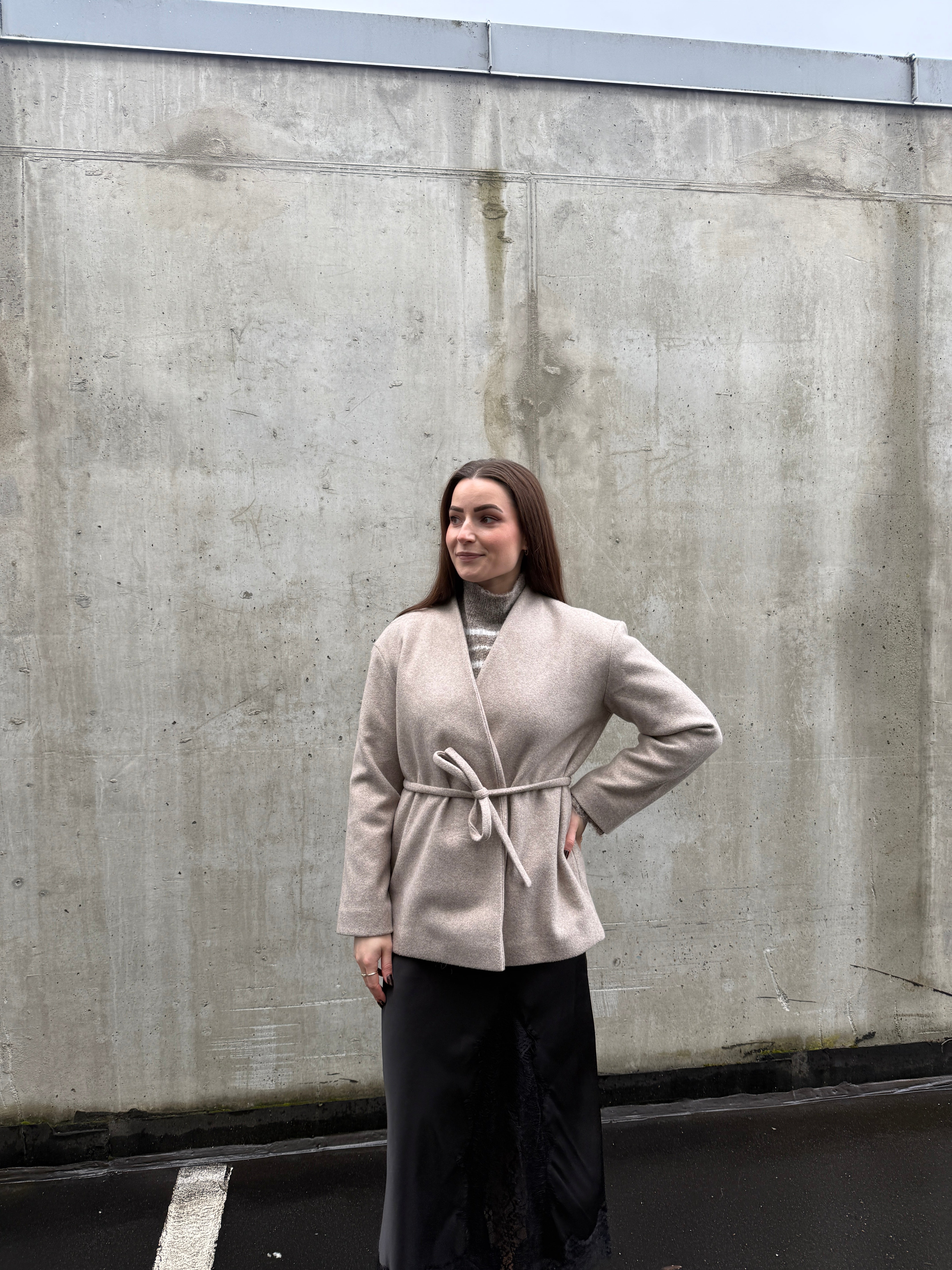 ONLFOX-TRILLION Jacket - Light Taupe