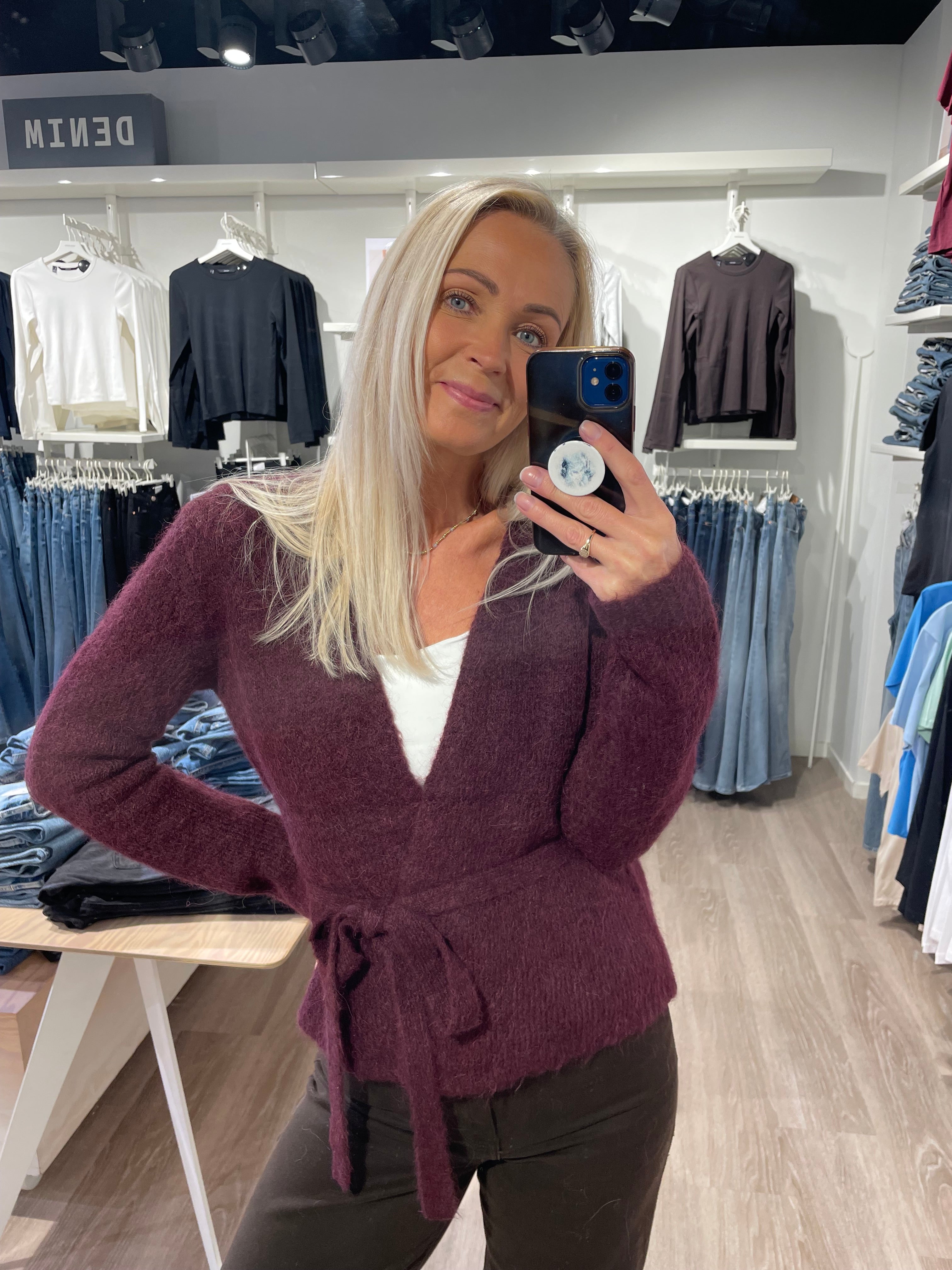 SLFGABELLA Knit Cardigan - Fig