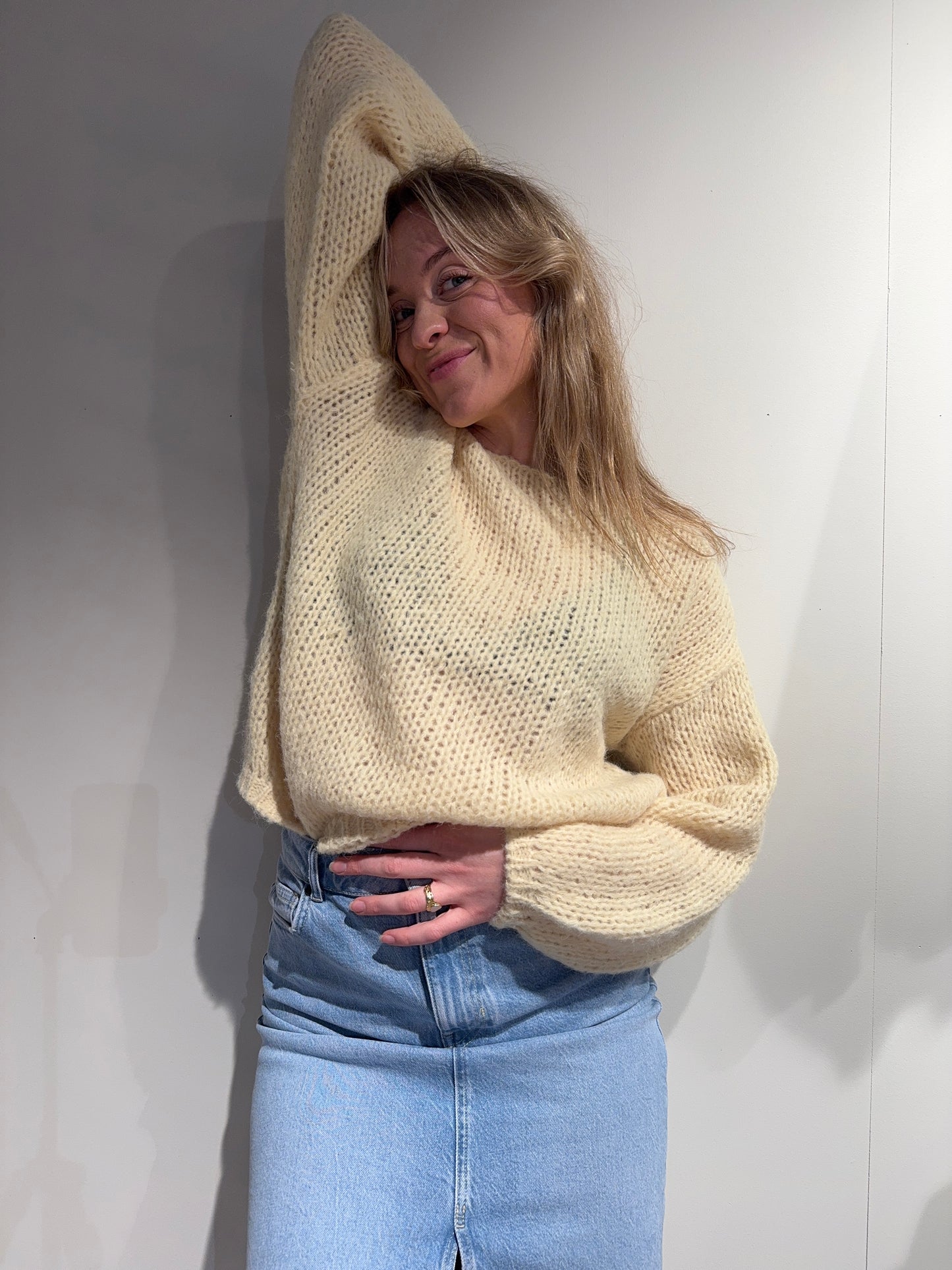 ONLNORDIC Pullover - French Vanilla
