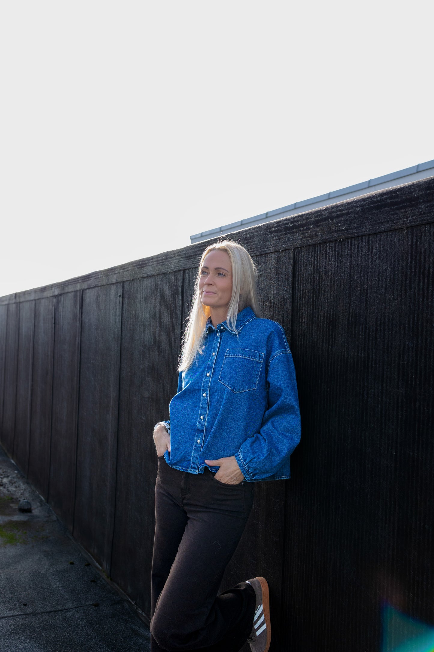 VMELORA Denim Shirt - Medium Blue Denim