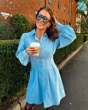 Last inn bildet i Galleri-visningsprogrammet, VICORDU Short Dress - Blissful Blue
