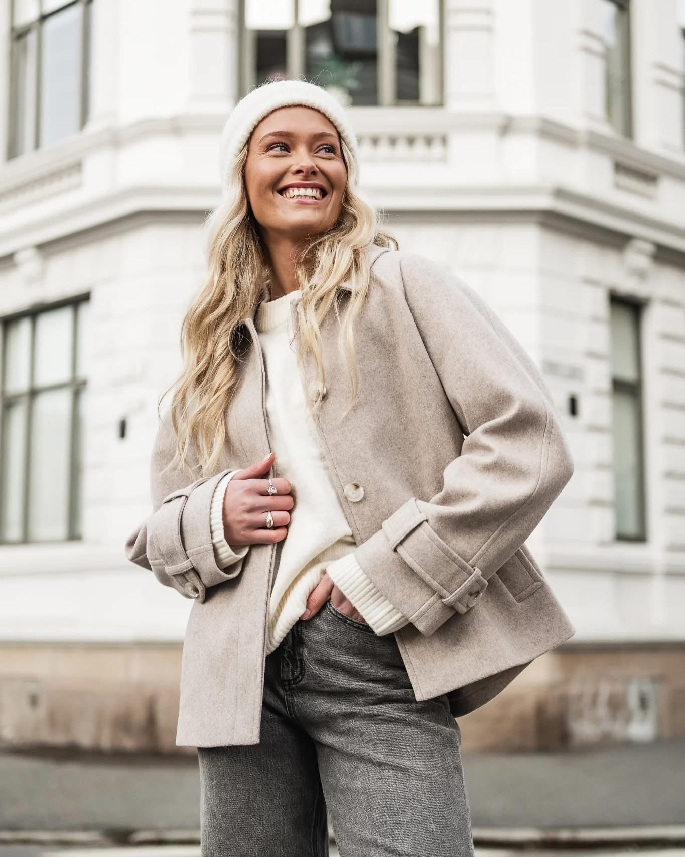 AWSABINE Jacket - Natural Melange