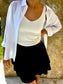 VMLINN Short Skirt - Black