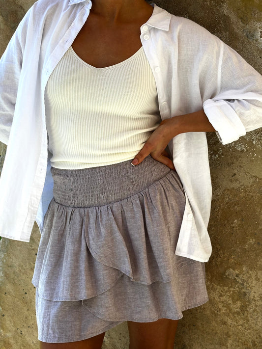 VMLINN Short Skirt - Moon Rock