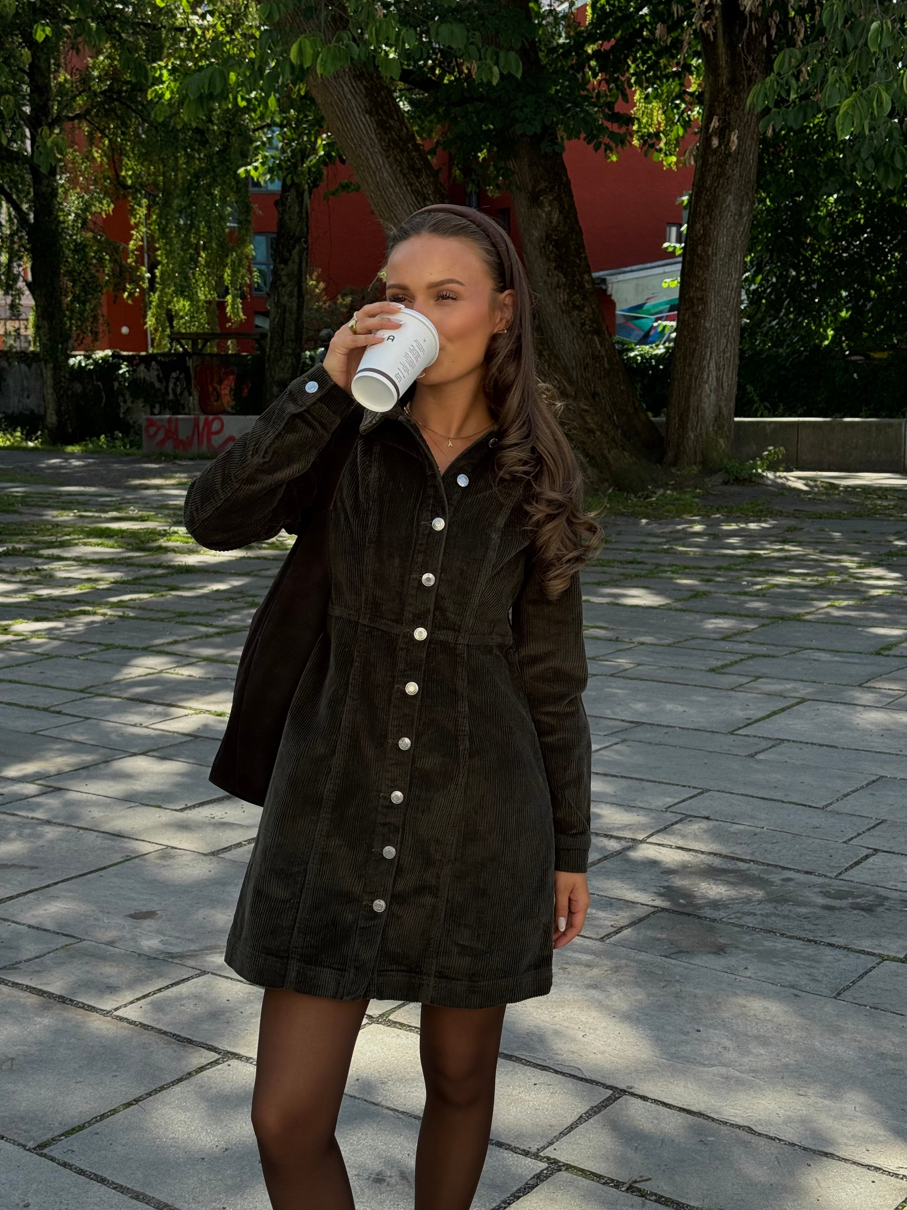 VMDAISY Short Dress - Forest Night