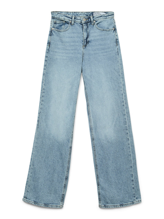 VMTESSA Wide Jeans - Light Blue Denim