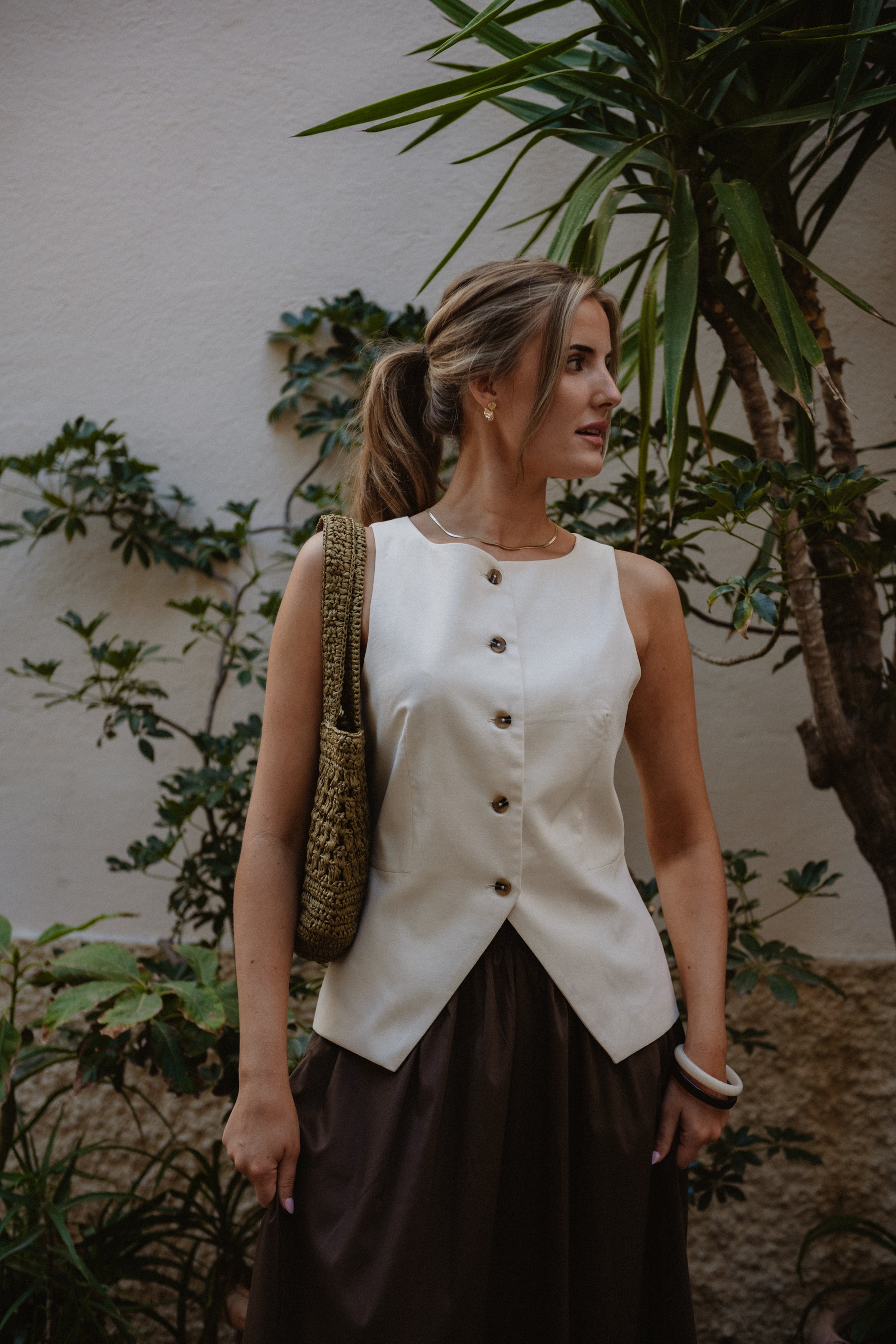 VMPAM Tailored Waistcoat - Pumice Stone