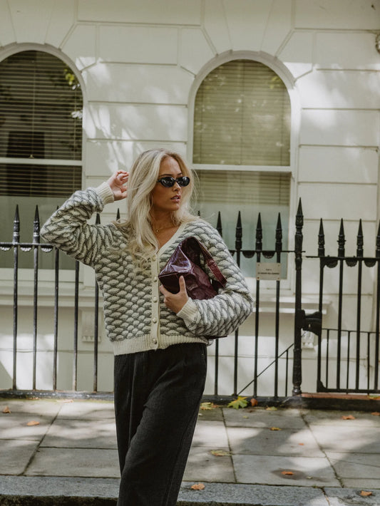 PCJIVANA Knit Cardigan - Birch