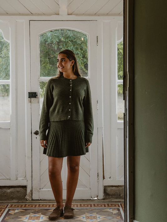 VMMACY Short Skirt - Grape Leaf