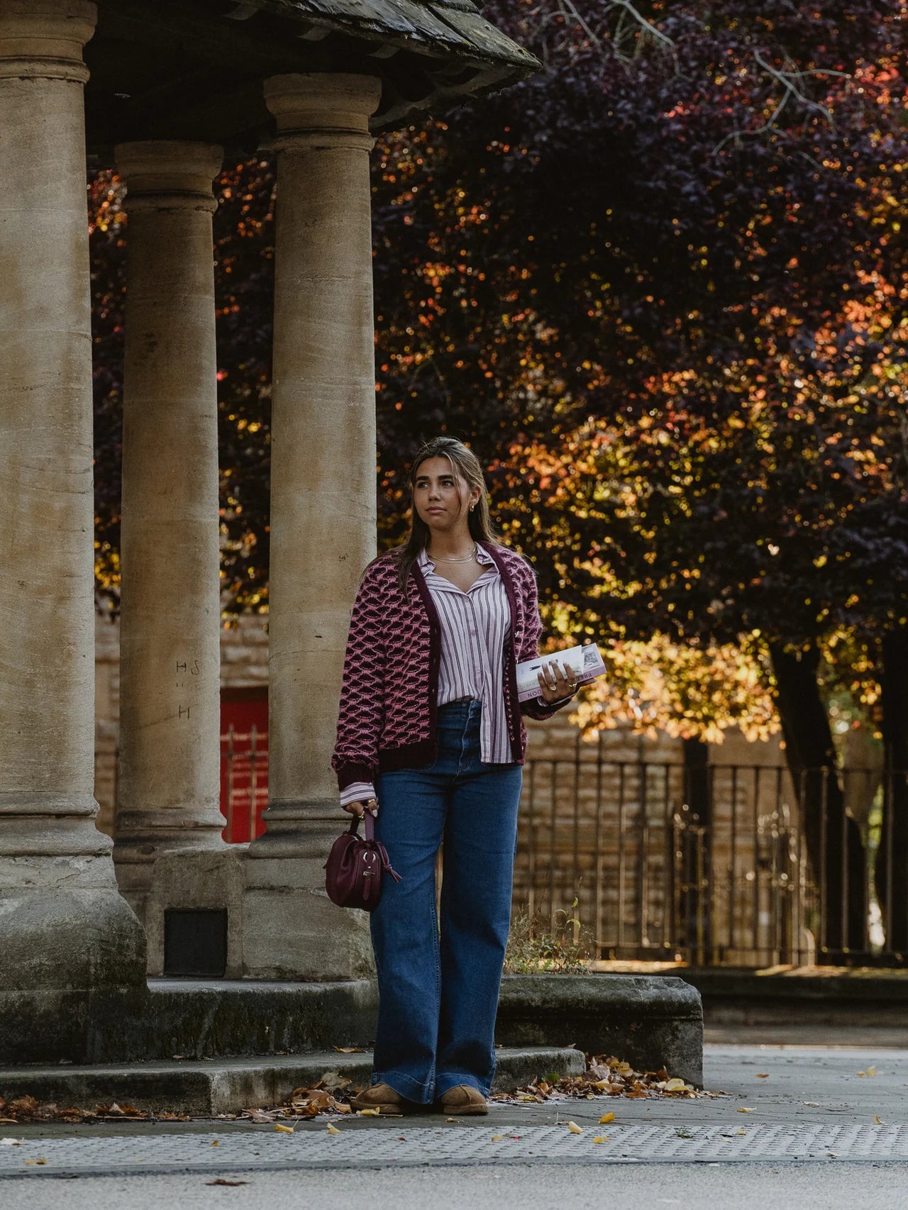 PCJIVANA Knit Cardigan - Tawny Port