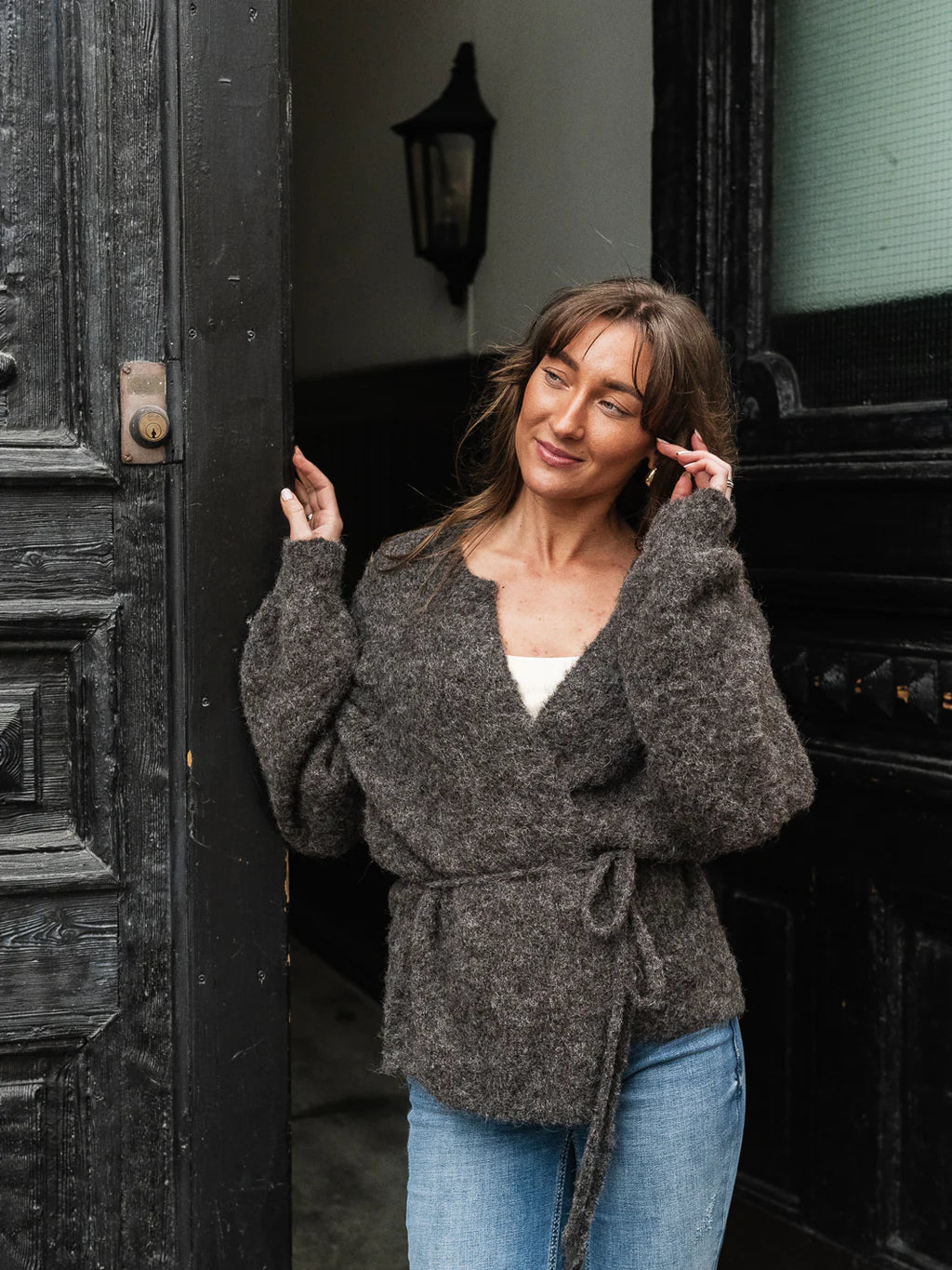 VMAGNES Knit Cardigan - Chocolate Torte