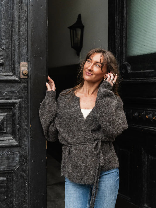 VMAGNES Knit Cardigan - Chocolate Torte