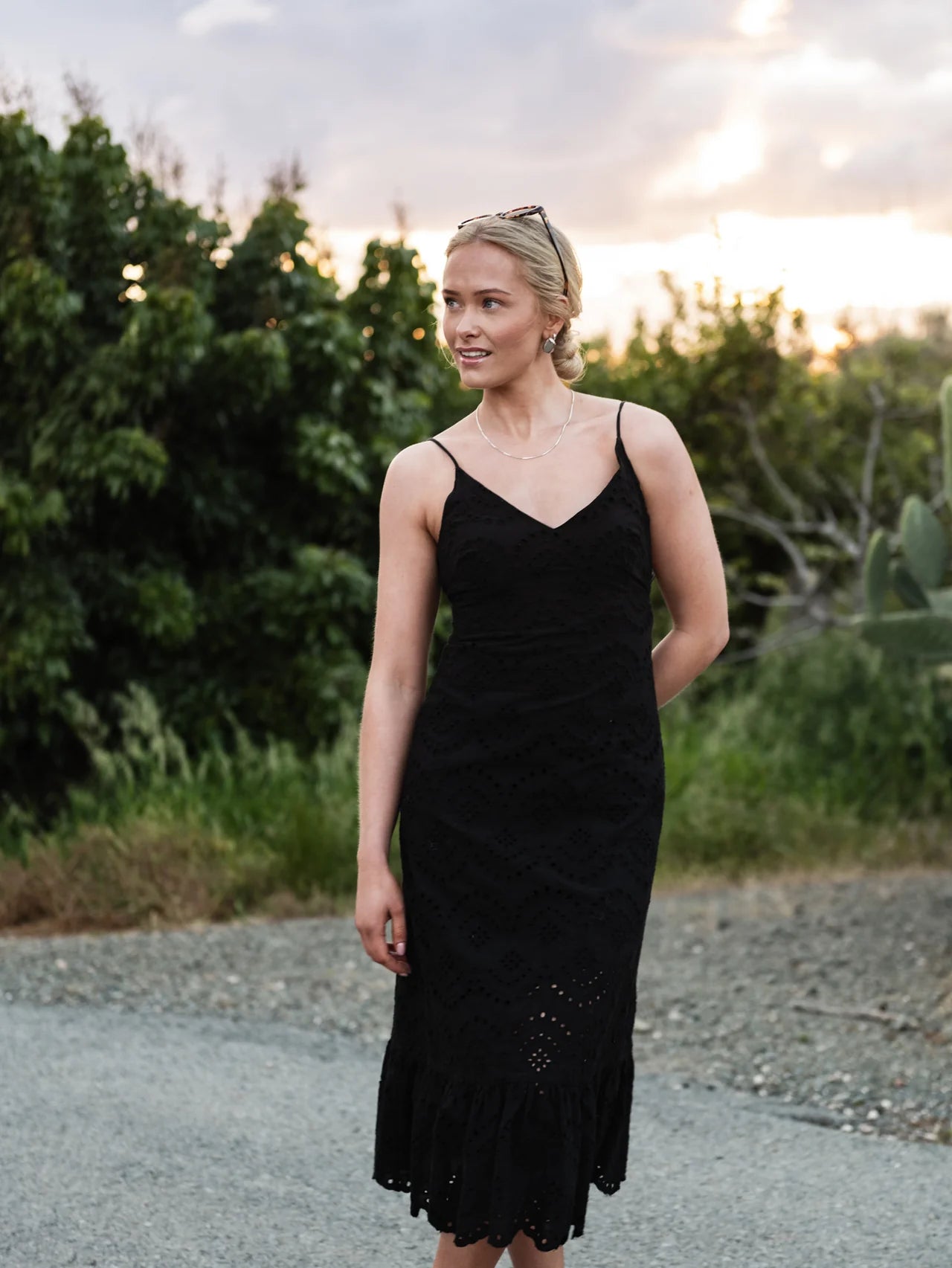 PCVILDE Midi Dress - Black
