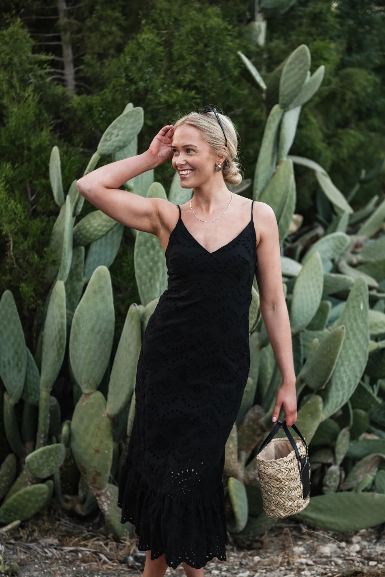 PCVILDE Midi Dress - Black