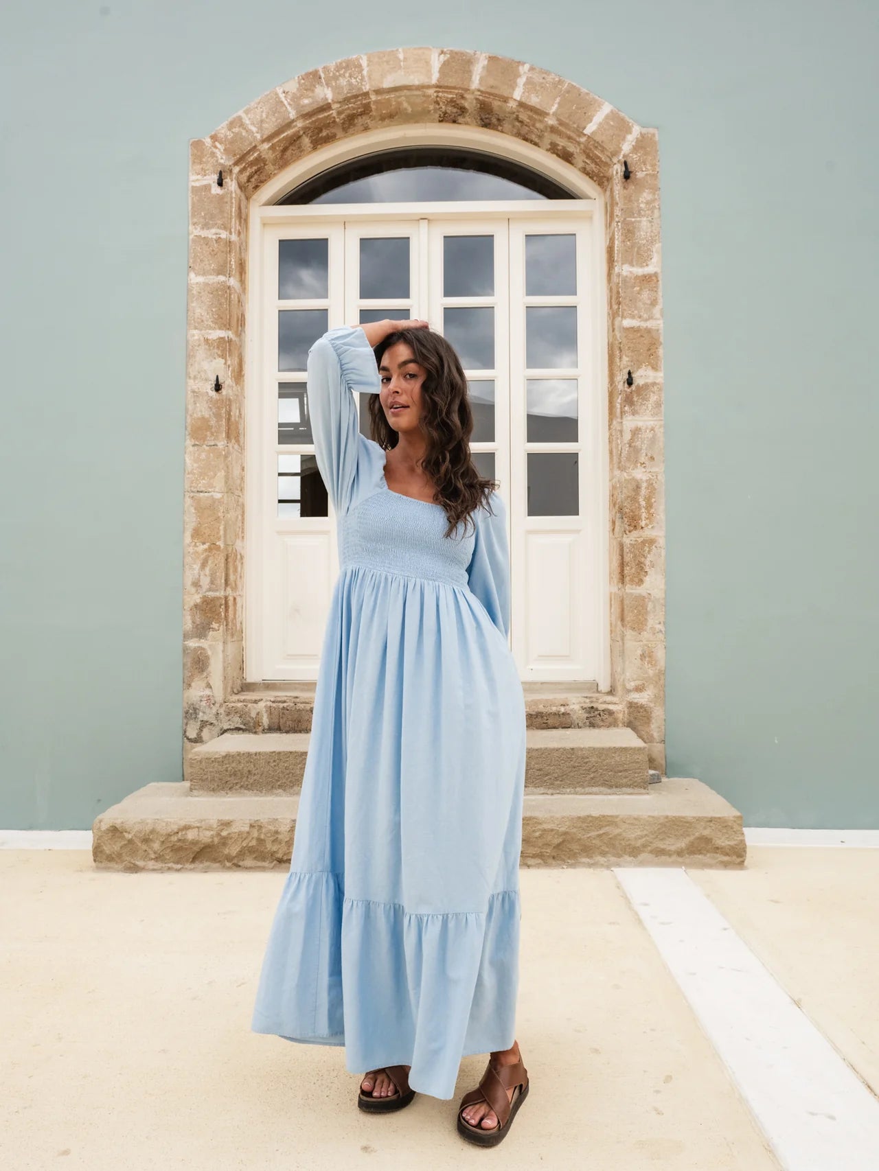 VMMARIELL Long Dress - Airy Blue