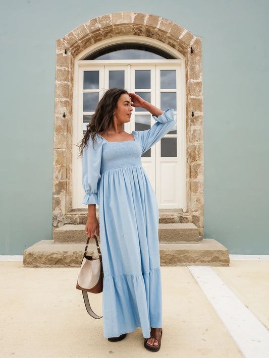 VMMARIELL Long Dress - Airy Blue