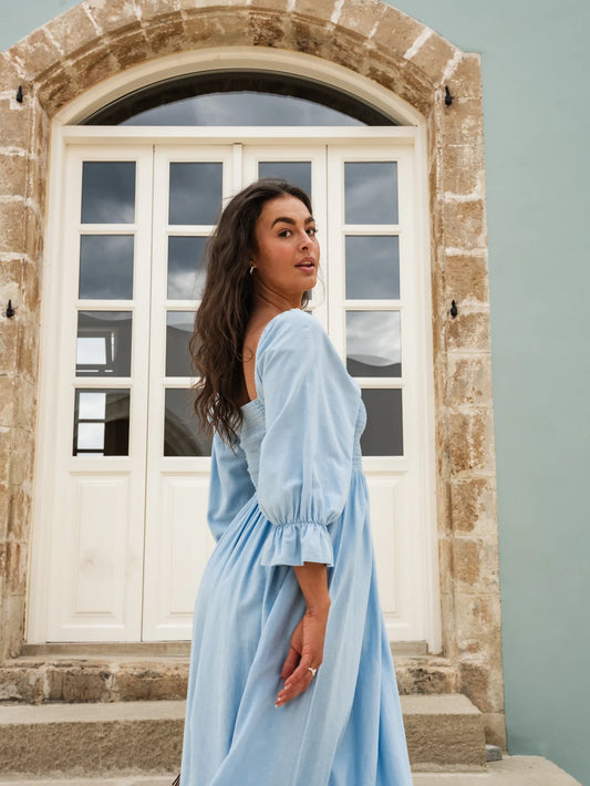 VMMARIELL Long Dress - Airy Blue