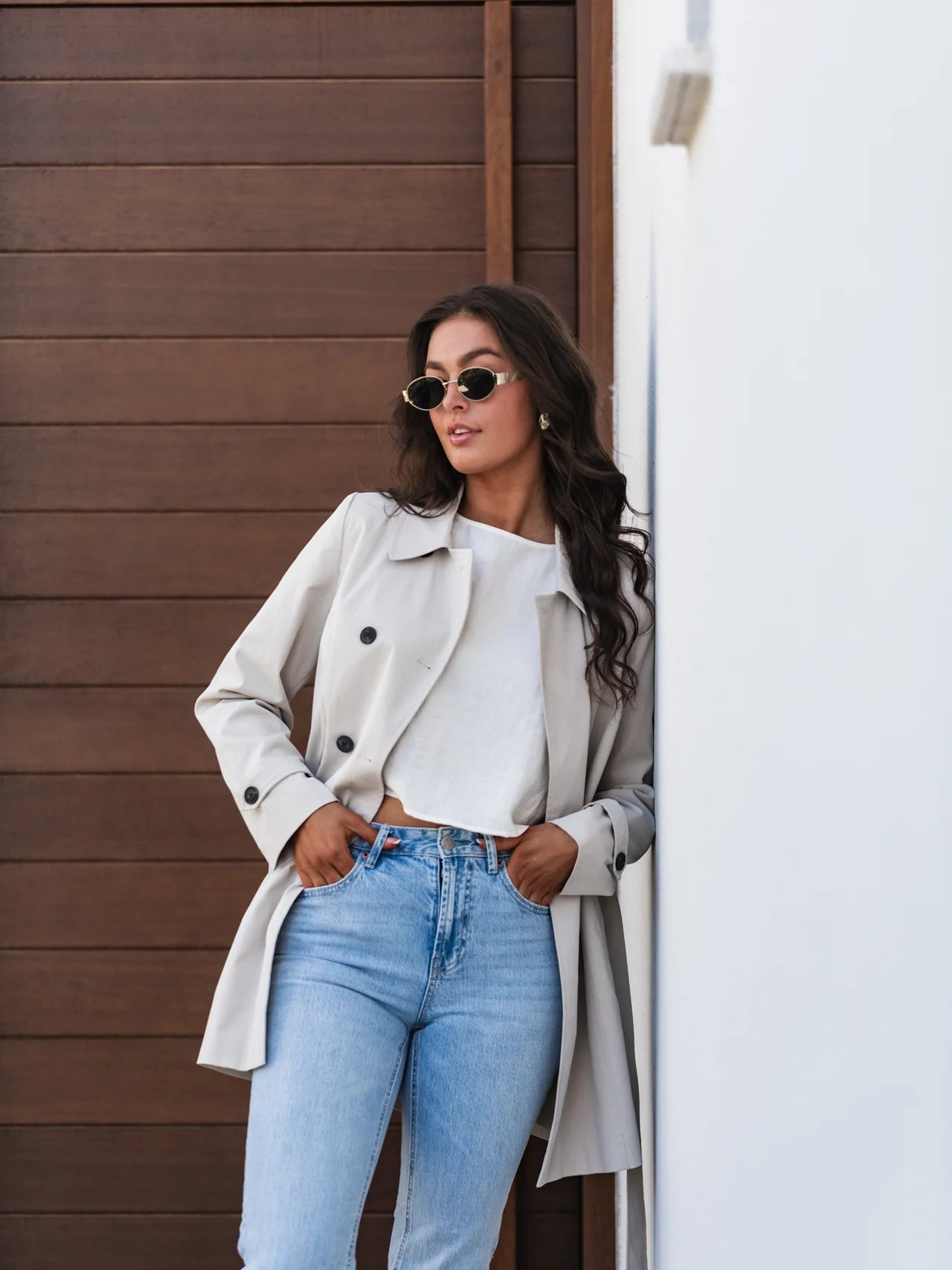 VMCHELSEA Trenchcoat - Oatmeal