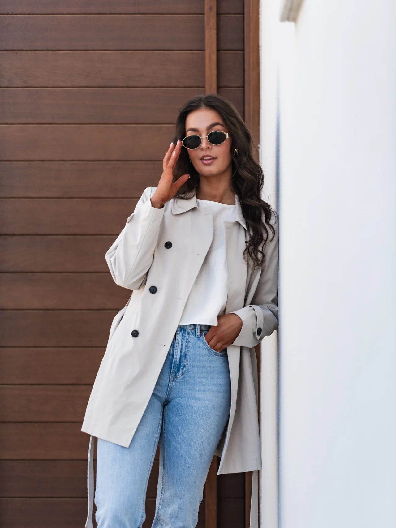 VMCHELSEA Trenchcoat - Oatmeal