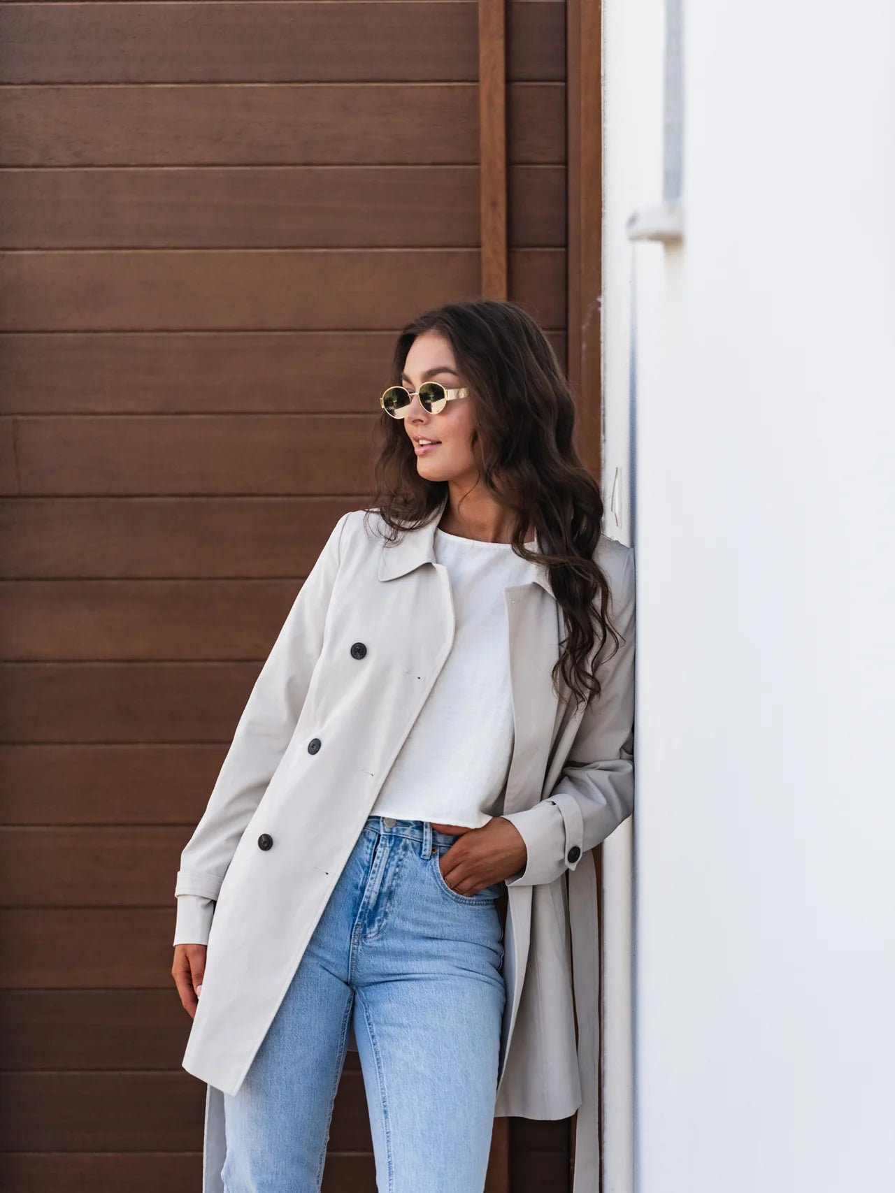 VMCHELSEA Trenchcoat - Oatmeal