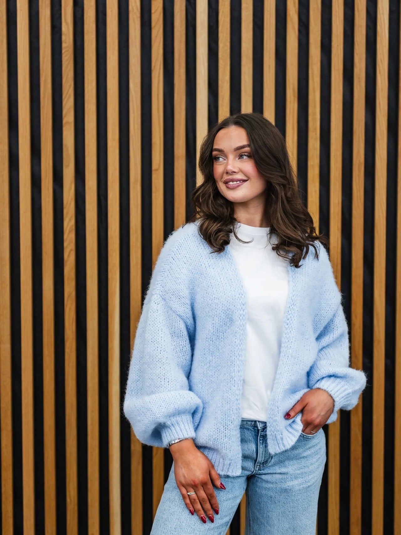VMMAYBE Knit Cardigan - Cashmere Blue
