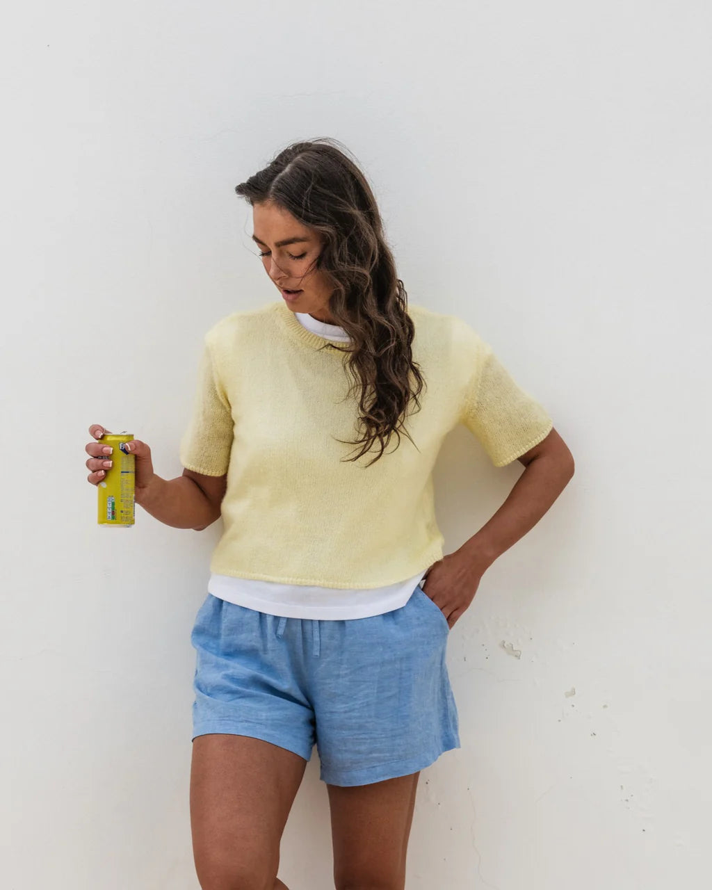 VMCAMMI Top - Pale Banana