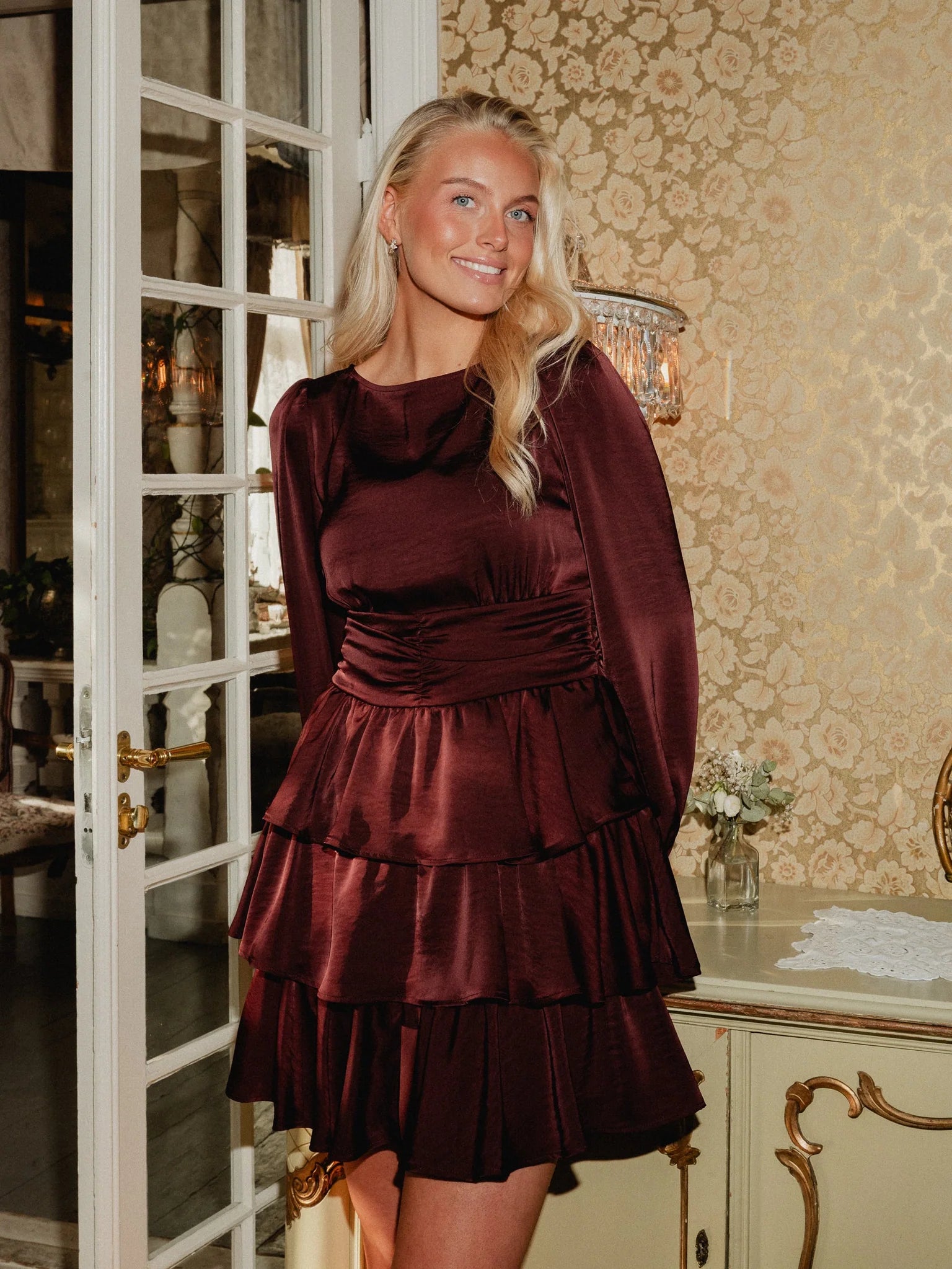 VMEMILY Short Dress - Fig