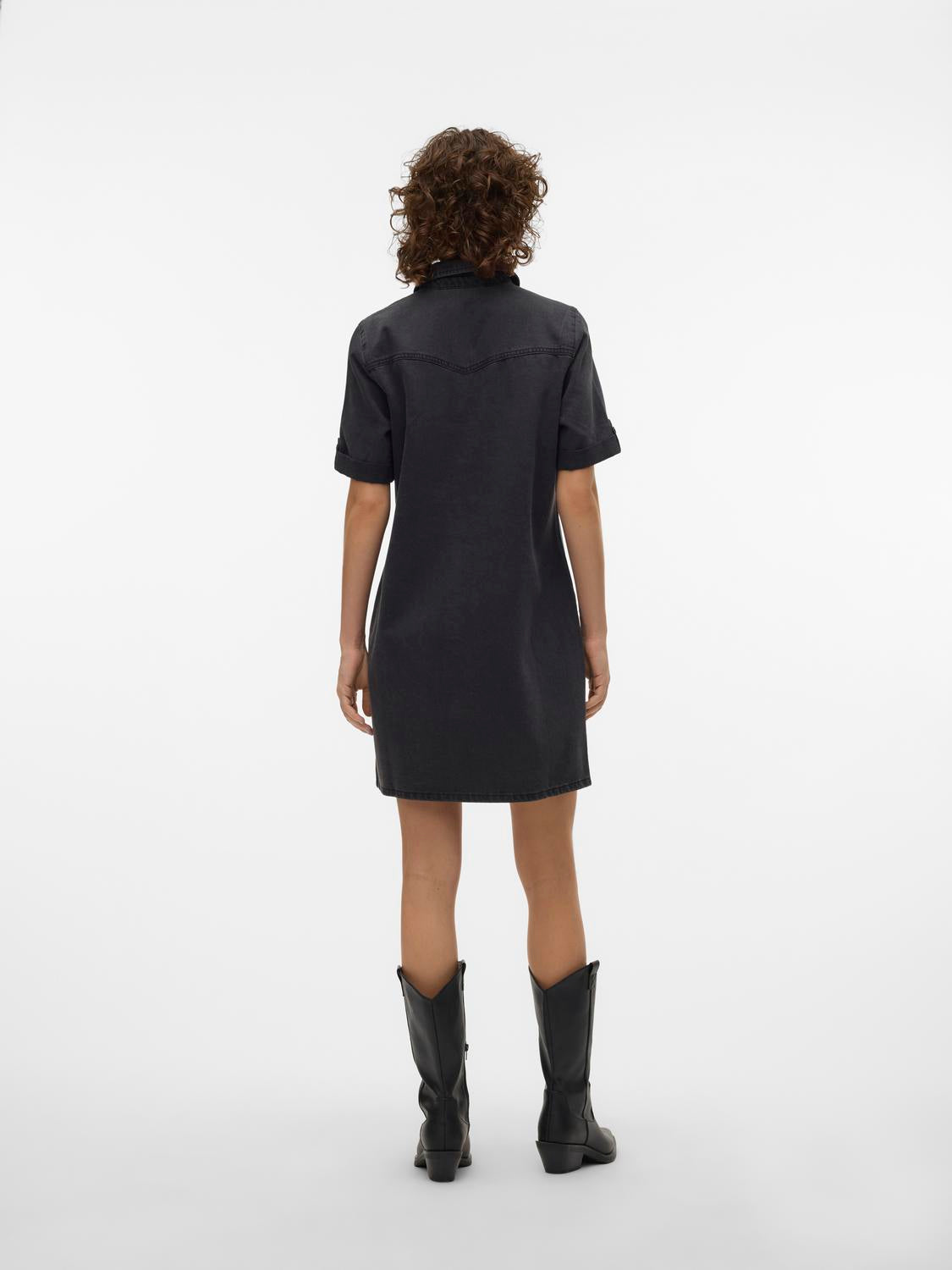 VMJENNIE Dress - Black Denim