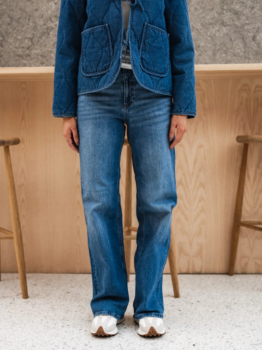 VMTESSA Wide Jeans - Medium Blue Denim